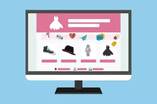 An illustration of ecommerce website